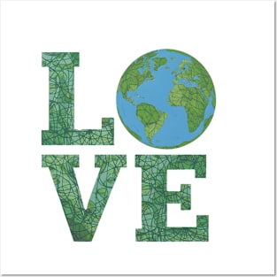 love earth Posters and Art